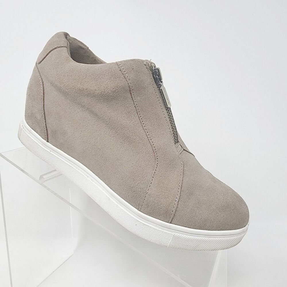 Blondo Women Glenda Bootie Waterproof Wedge Size 8 Tan Suede Winter Zip Warm